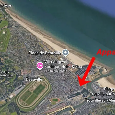 Apartament Le Mermoz - Centre, A 5 Min De La Deauville